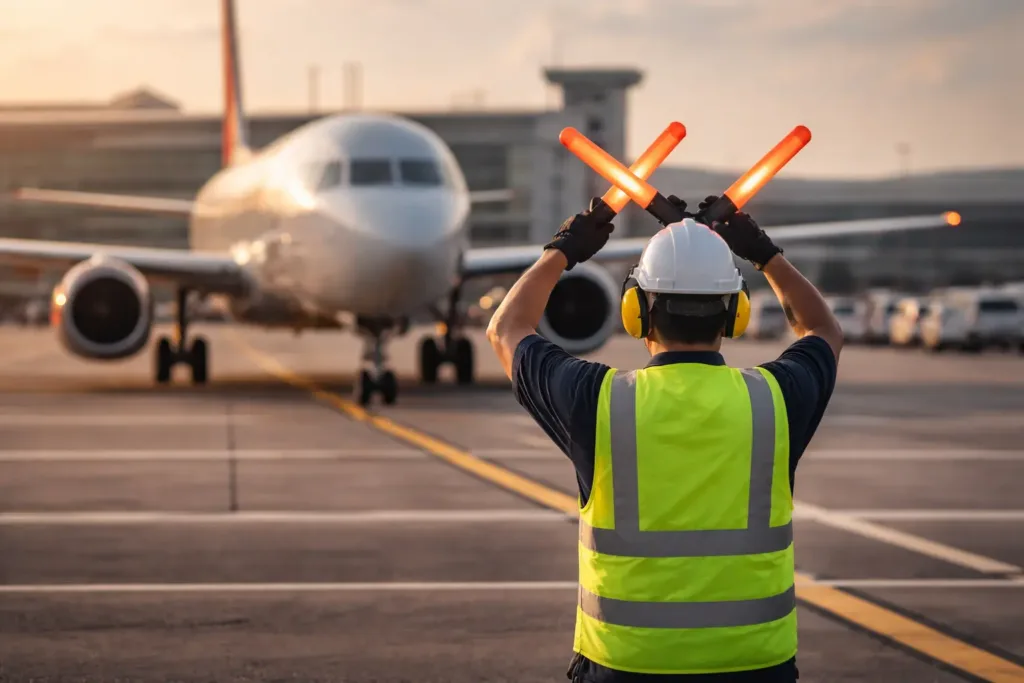 Gaji Tukang Parkir Pesawat